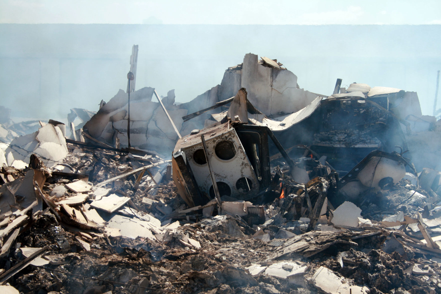 Investigation photos from 109 Knaup Drive explosion
